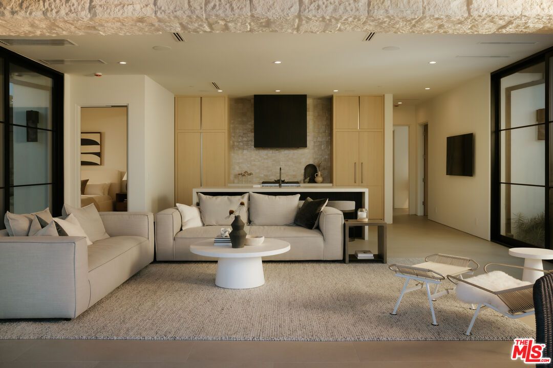 Interior, Living room, Recessed Lighting