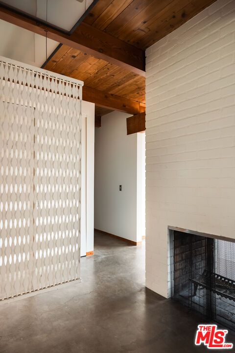 Fireplace, Interior, Wooden Beams, Wooden Ceilings