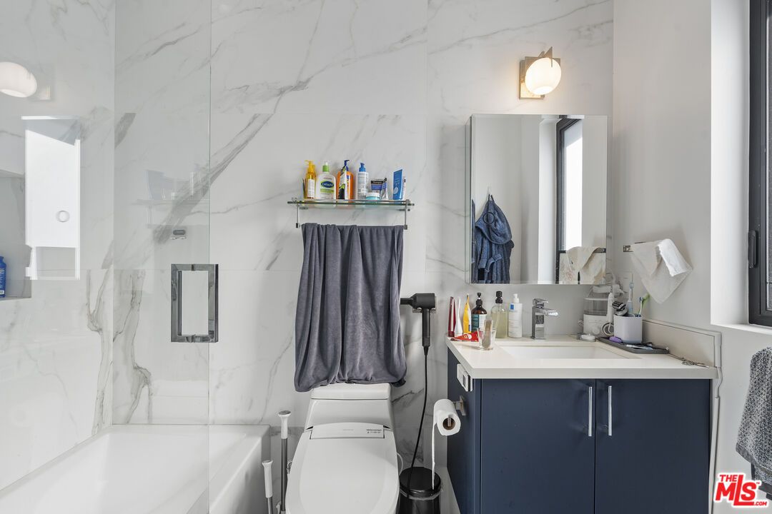 Bathroom, Glass Shower, Interior, Marble Walls