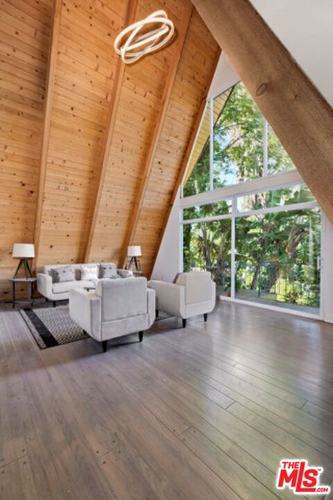 Interior, Living room, Pendant Lights, Wooden Beams, Wooden Ceilings, Wood Texture Flooring, Wooden Walls