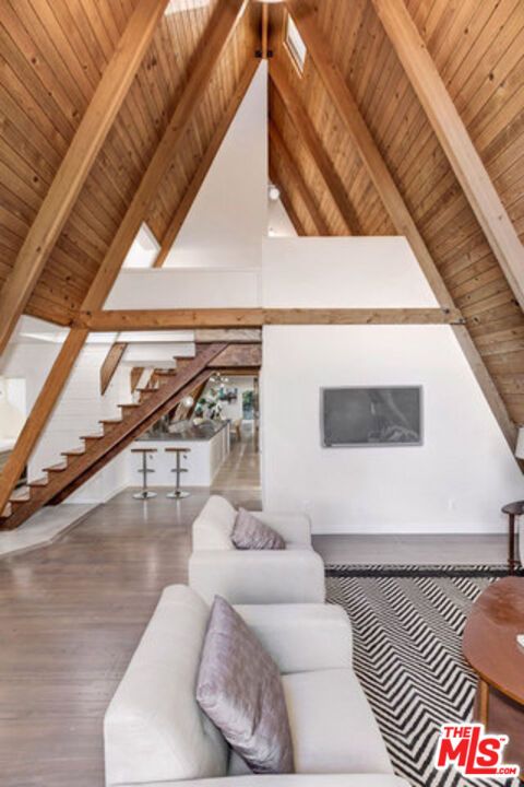 Interior, Living room, Wooden Beams, Wooden Ceilings, Wood Texture Flooring