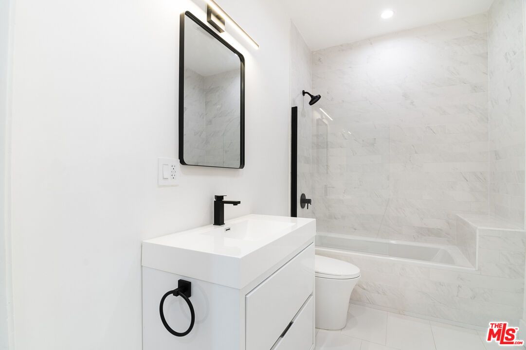 Bathroom, Glass Shower, Interior, Marble Walls, Recessed Lighting