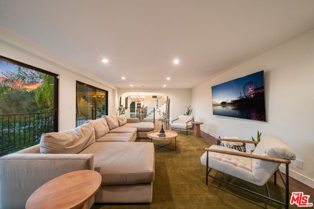 Interior, Living room, Recessed Lighting