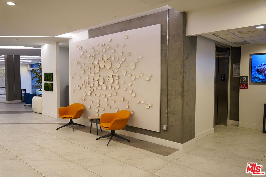 Elevator, Interior, Marble, Recessed Lighting