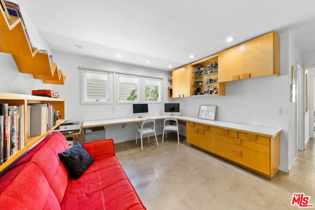 Home Office, Interior, Recessed Lighting