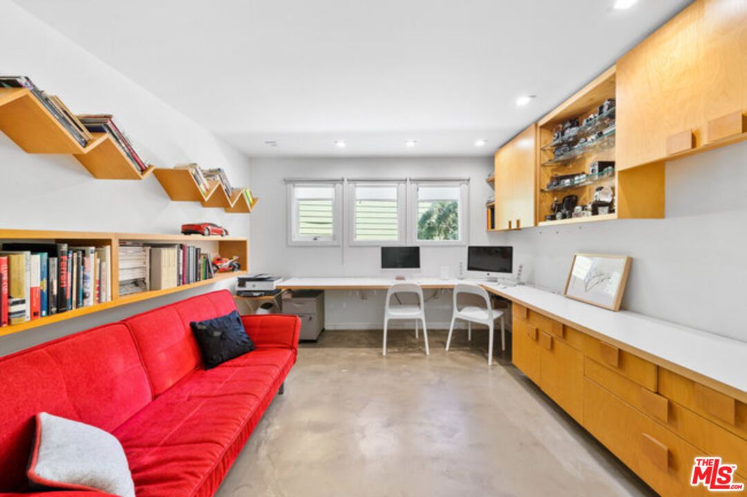 Home Office, Interior, Recessed Lighting