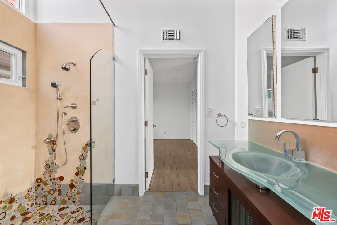 Bathroom, Interior, Wood Texture Flooring