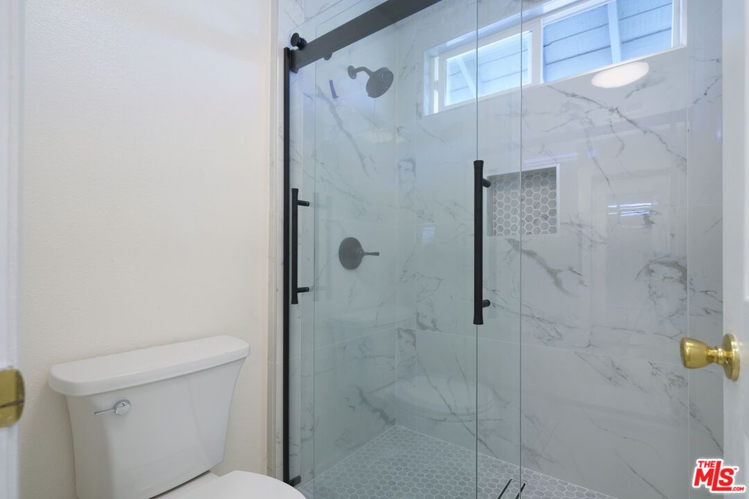 Bathroom, Glass Shower, Interior, Marble Walls