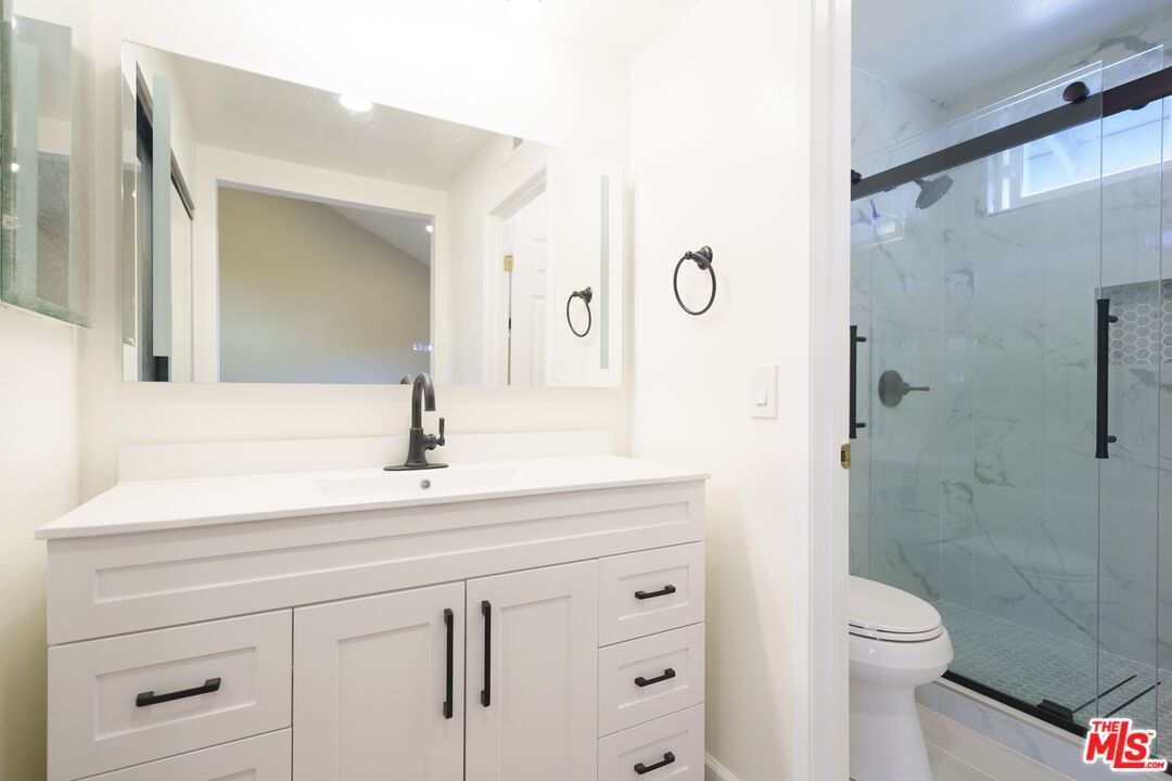 Bathroom, Glass Shower, Interior, Marble Walls, Recessed Lighting