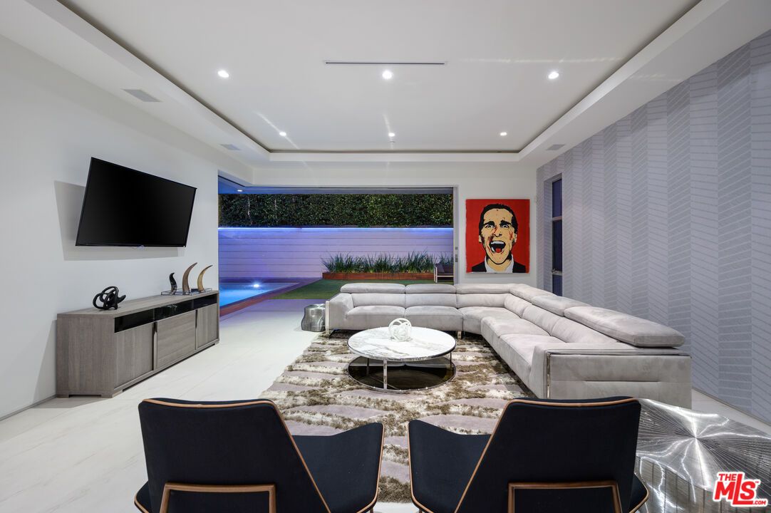 Interior, Living room, Recessed Lighting