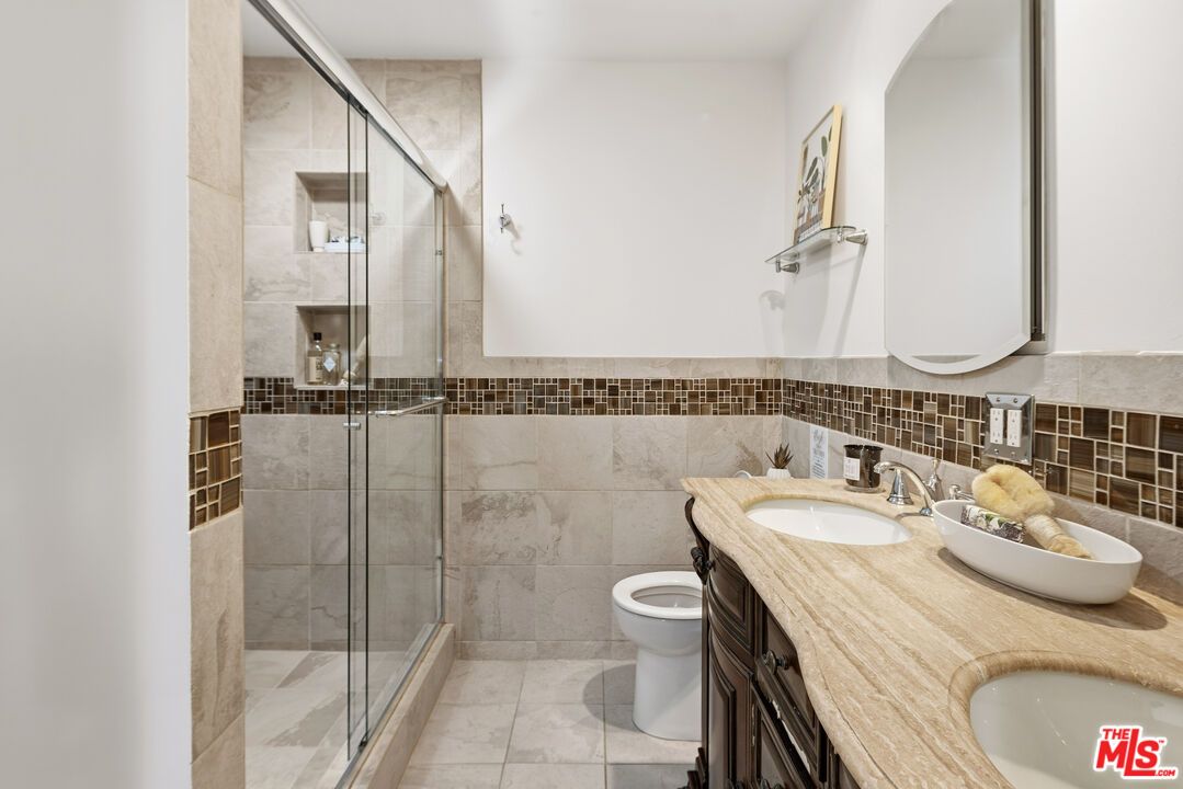 Bathroom, Dual Sink Vanities, Glass Shower, Interior