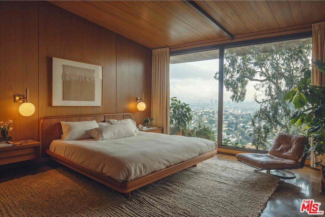 Bedroom, Interior, Wooden Ceilings, Wood Texture Flooring, Wooden Walls