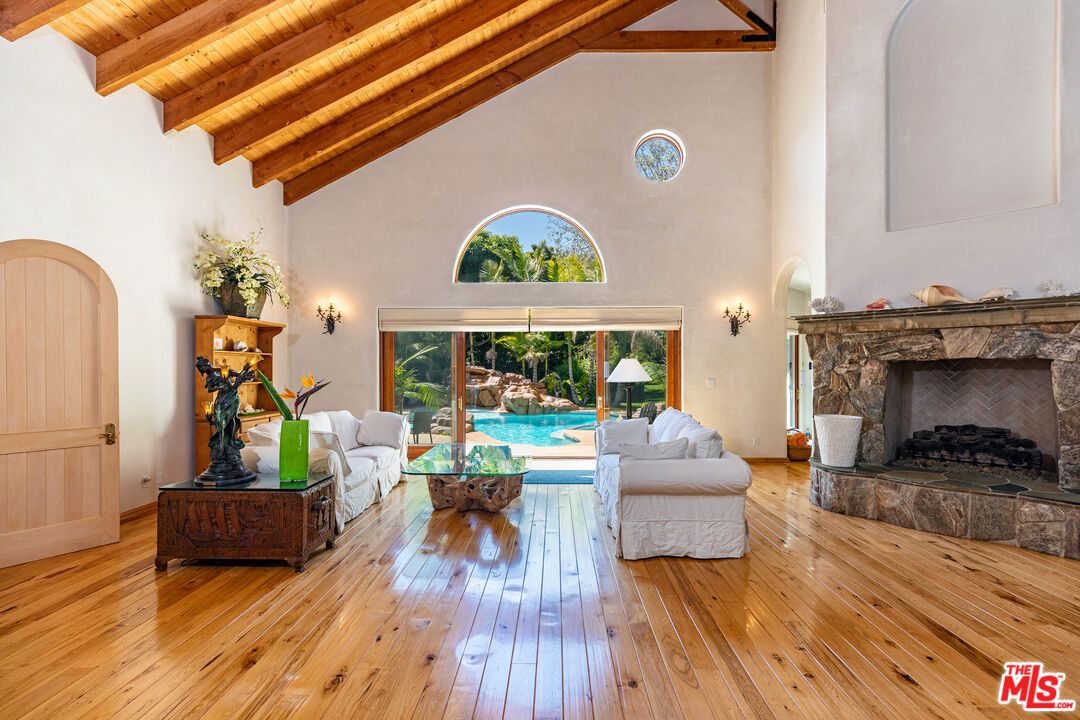 Fireplace, Interior, Living room, Wooden Beams, Wooden Ceilings, Wood Texture Flooring