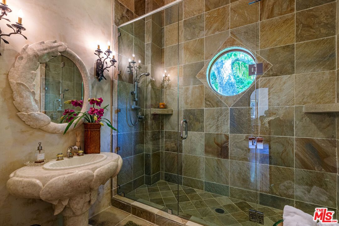 Bathroom, Glass Shower, Interior