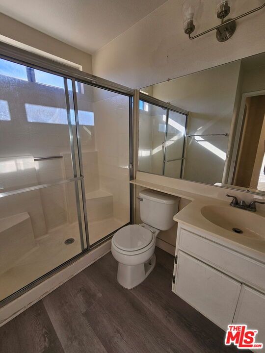 Bathroom, Glass Shower, Interior, Wood Texture Flooring
