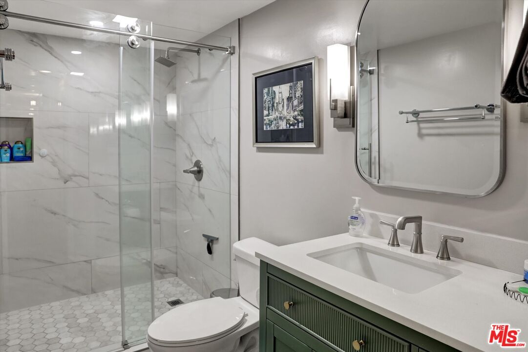 Bathroom, Glass Shower, Interior, Marble Walls