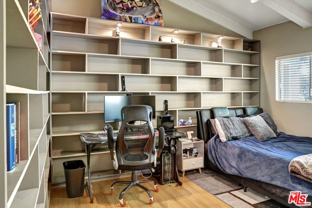 Bedroom, Home Office, Interior, Wood Texture Flooring