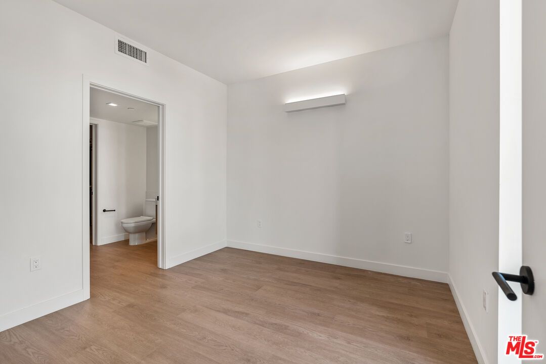 Bathroom, Empty room, Interior, Recessed Lighting, Wood Texture Flooring
