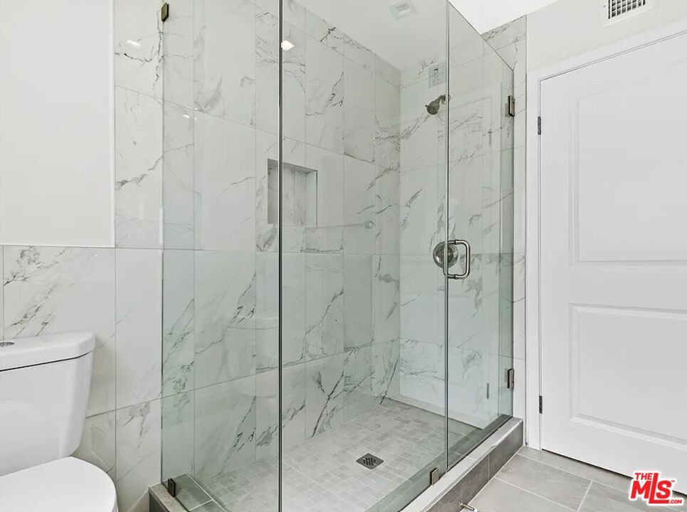 Bathroom, Glass Shower, Interior, Marble Walls