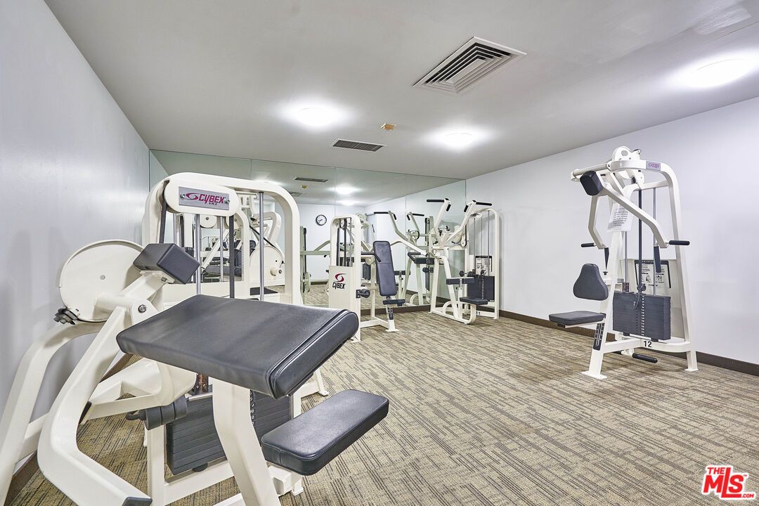 Fitness Equipment, Gym, Interior, Recessed Lighting