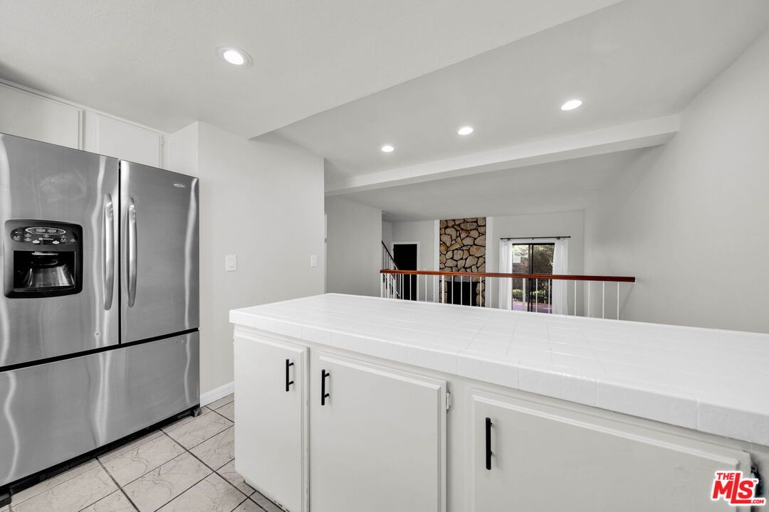 Interior, Kitchen, Recessed Lighting, Tile Countertops