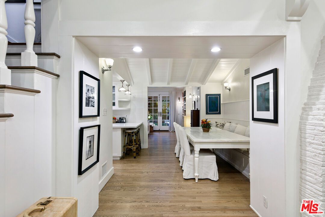 Bathroom, Interior, Recessed Lighting, Wood Texture Flooring