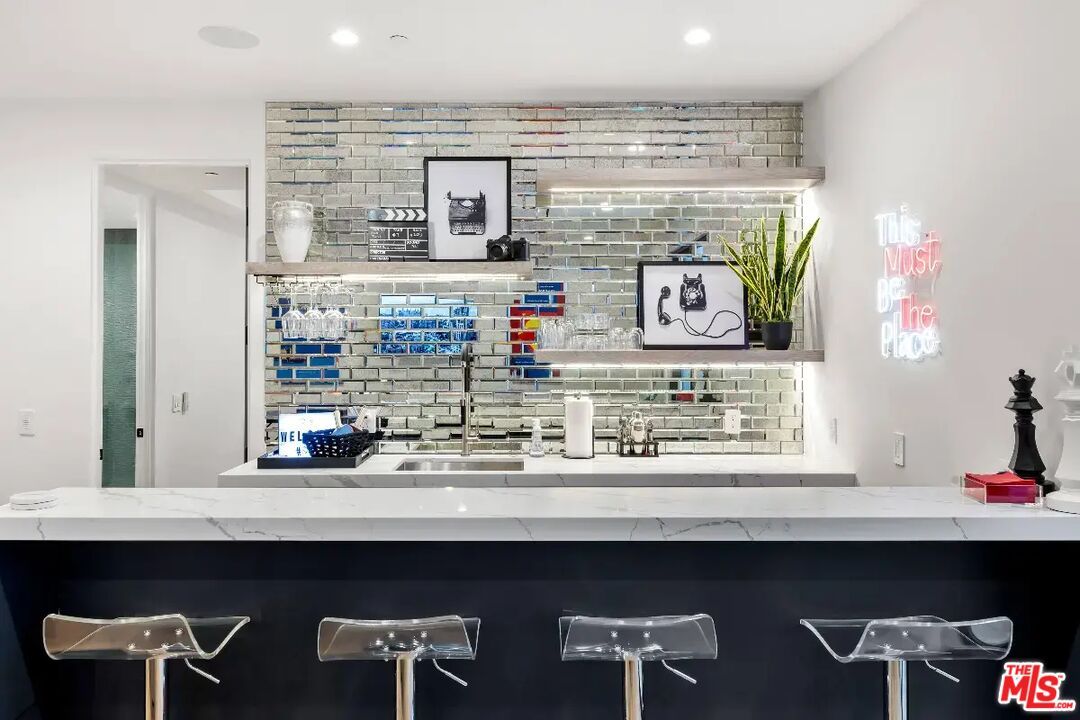 Interior, Recessed Lighting, Stone Walls