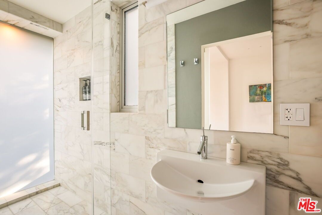 Bathroom, Glass Shower, Interior, Marble, Marble Walls