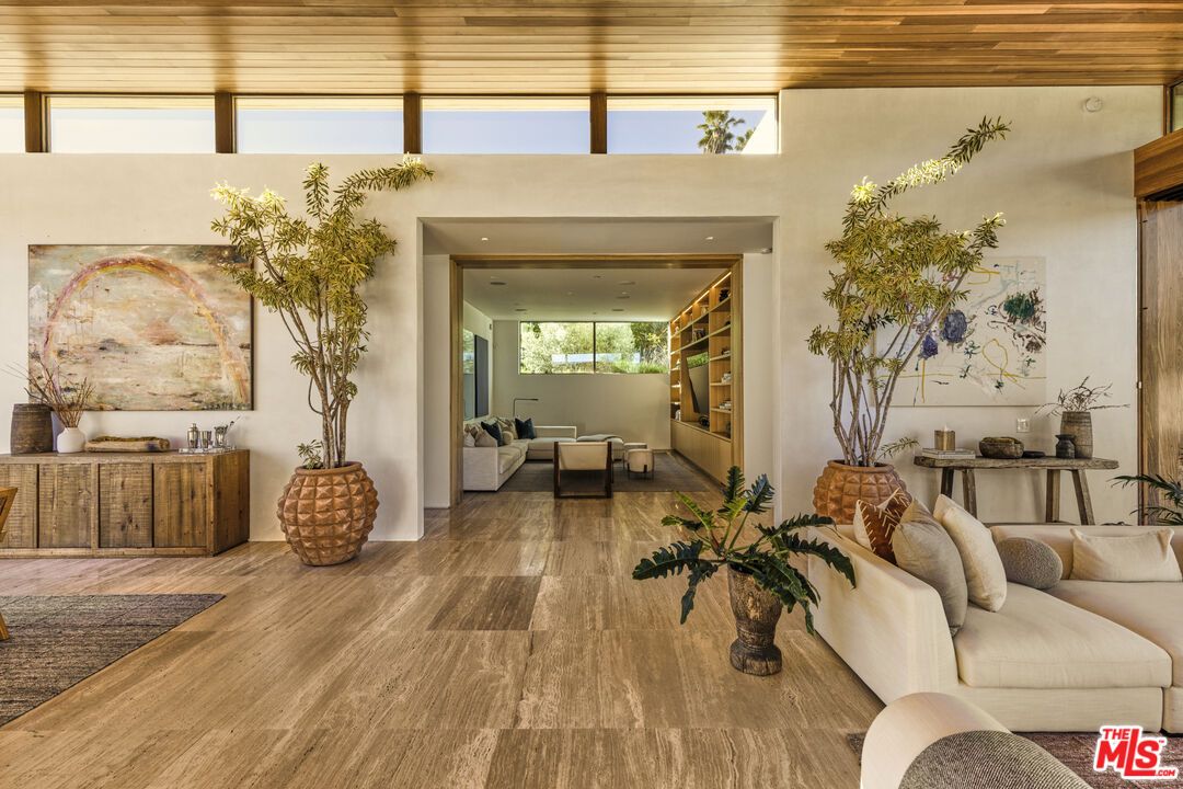 Interior, Living room, Recessed Lighting, Wooden Ceilings, Wood Texture Flooring