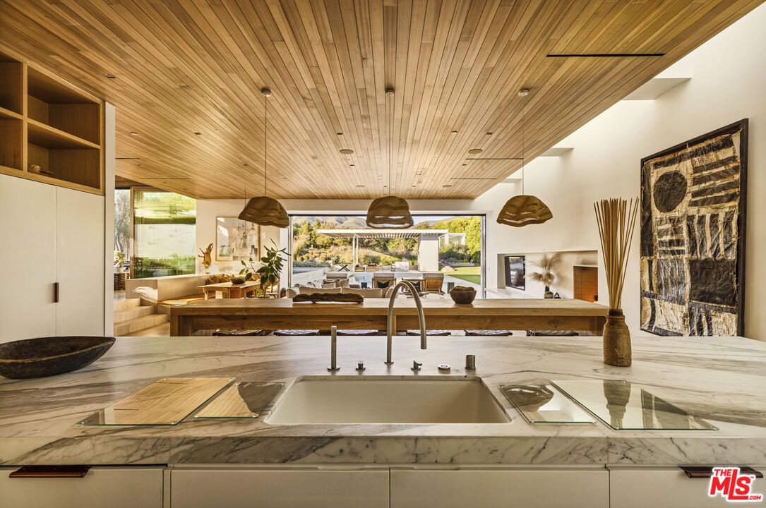 Interior, Kitchen, Pendant Lights, Wooden Ceilings