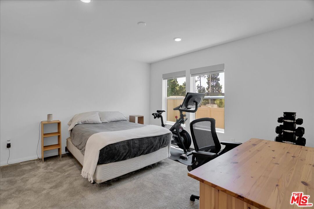 Bedroom, Fitness Equipment, Home Office, Interior, Recessed Lighting
