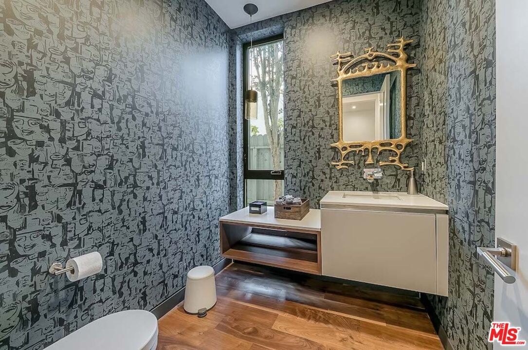 Bathroom, Interior, Wood Texture Flooring