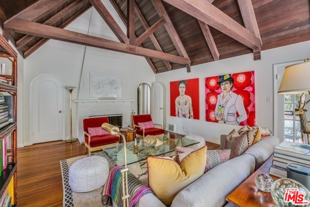 Fireplace, Interior, Living room, Wooden Beams, Wooden Ceilings, Wood Texture Flooring