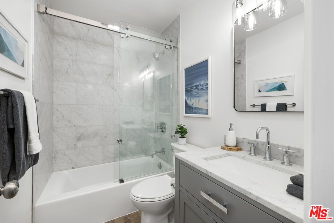 Bathroom, Glass Shower, Interior, Marble Walls