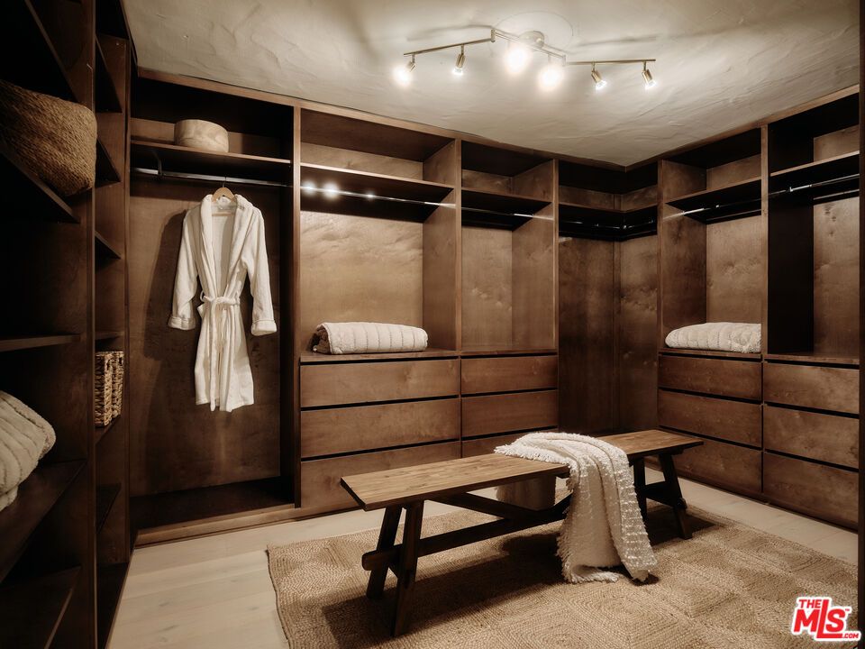 Interior, Walk-in Closets, Wood Texture Flooring