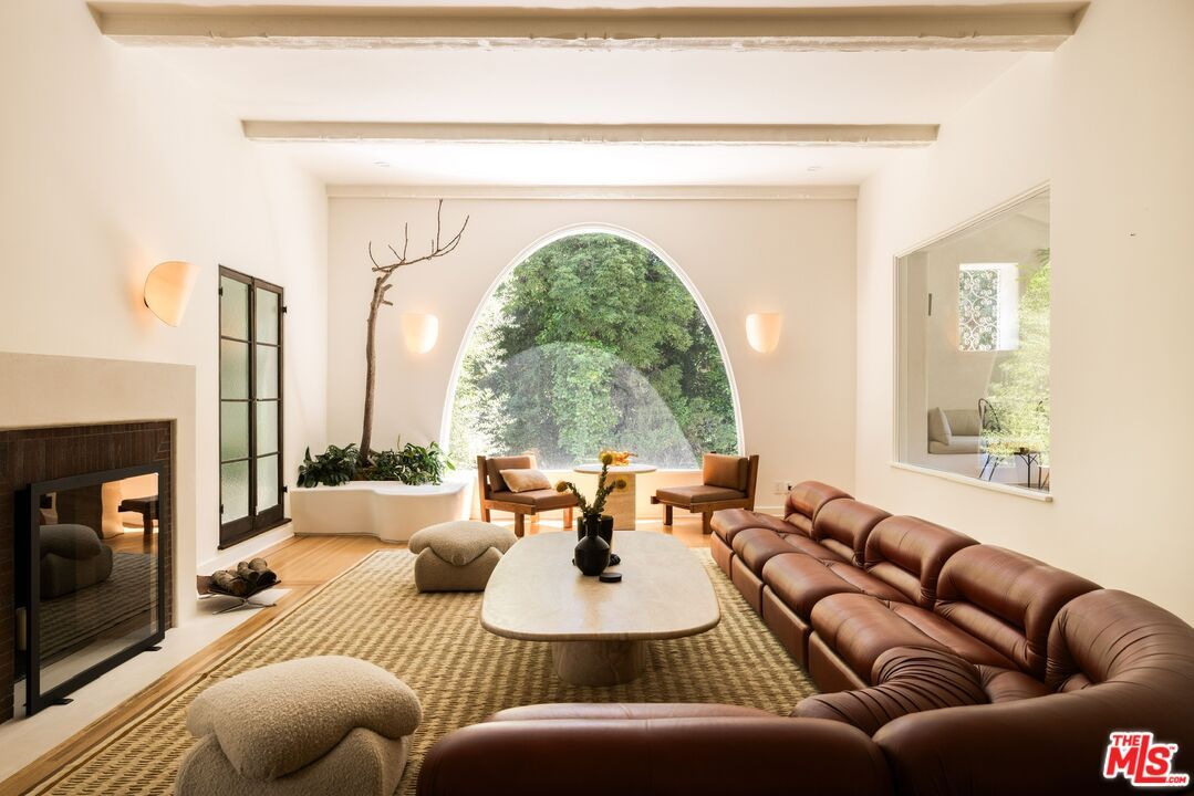 Fireplace, Interior, Living room, Wood Texture Flooring