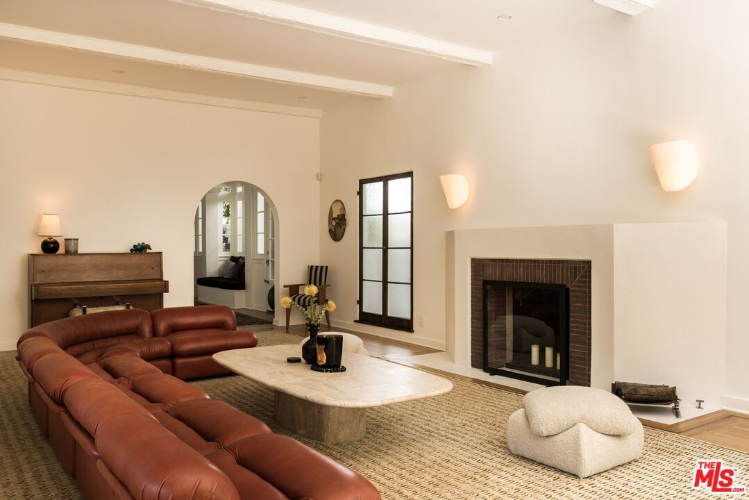 Fireplace, Interior, Living room, Piano, Wood Texture Flooring