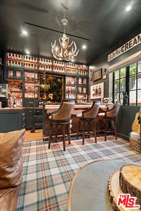 Chandelier, Interior, Recessed Lighting, Wood Texture Flooring