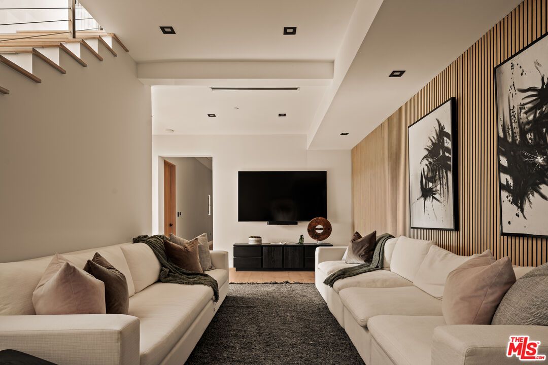Interior, Living room, Recessed Lighting