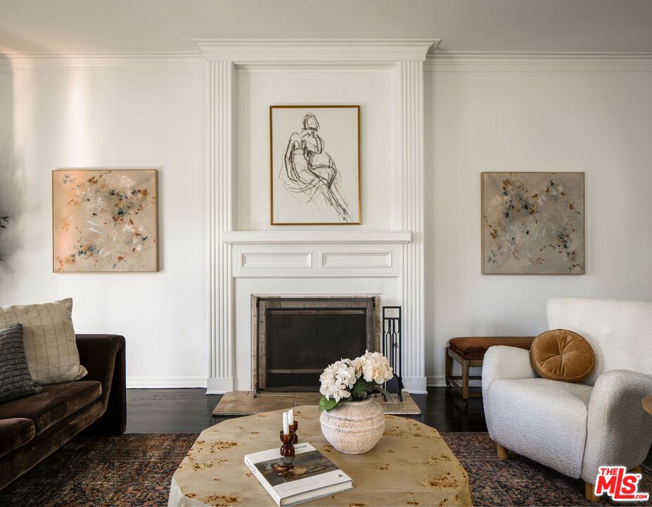Fireplace, Interior, Wood Texture Flooring