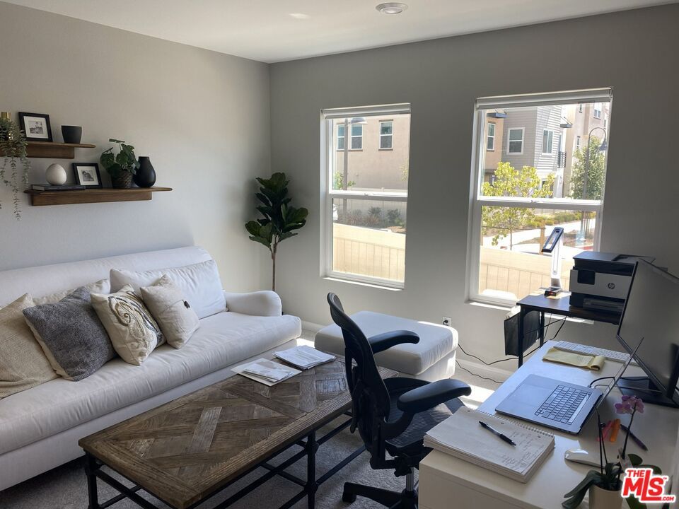 Home Office, Interior, Recessed Lighting