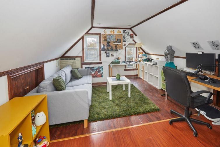 Home Office, Interior, Wood Texture Flooring