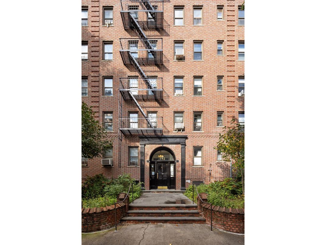 Exterior, Facade, Brick Facade, Condo Building