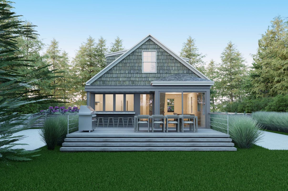 Backyard, Exterior, Facade, A Frame