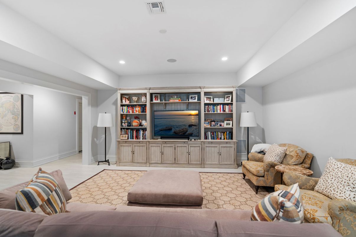 Interior, Living room, Recessed Lighting