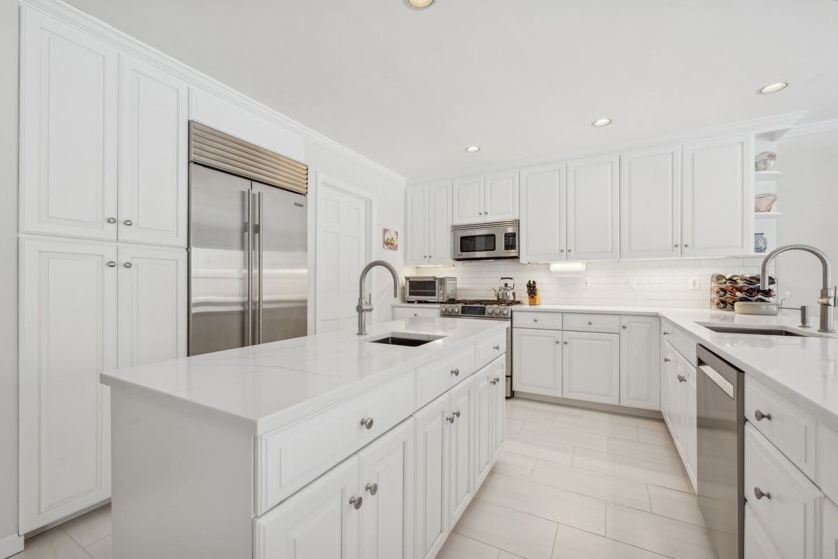 Interior, Kitchen, Recessed Lighting, Stainless Steel Appliances