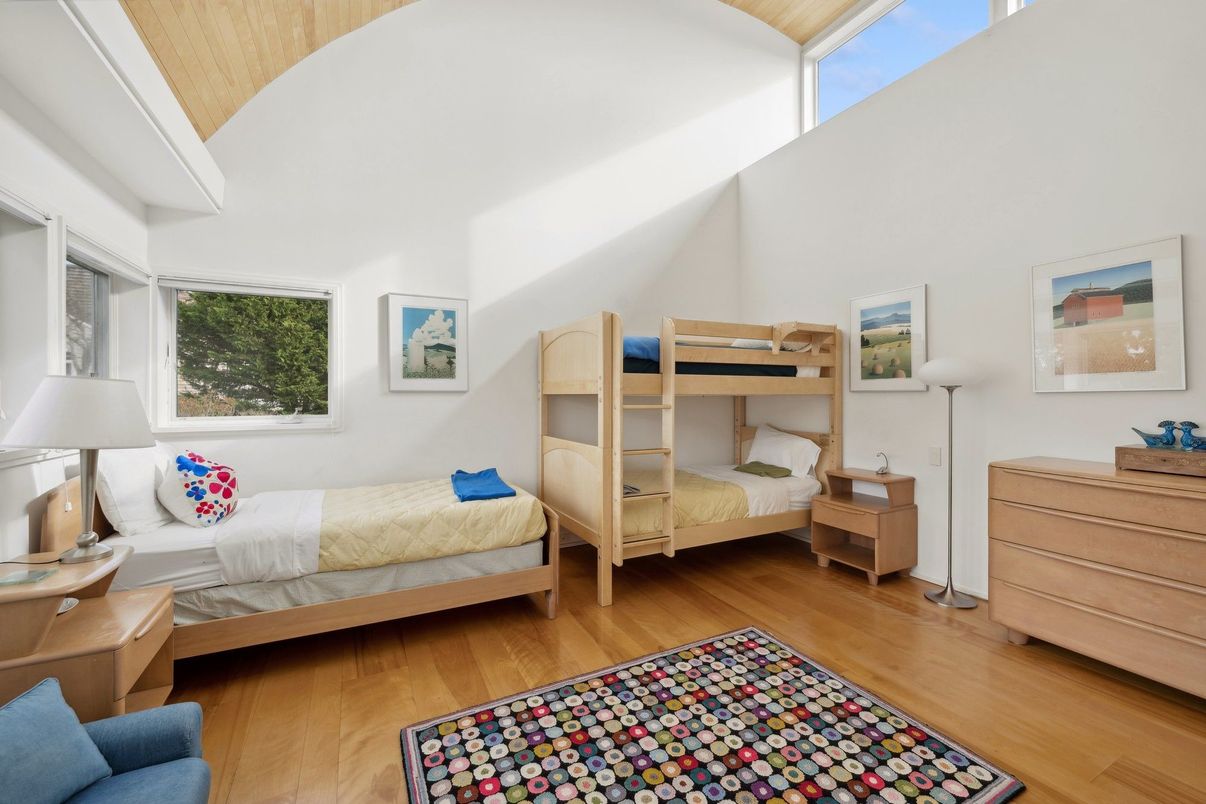 Bedroom, Interior, Wood Texture Flooring
