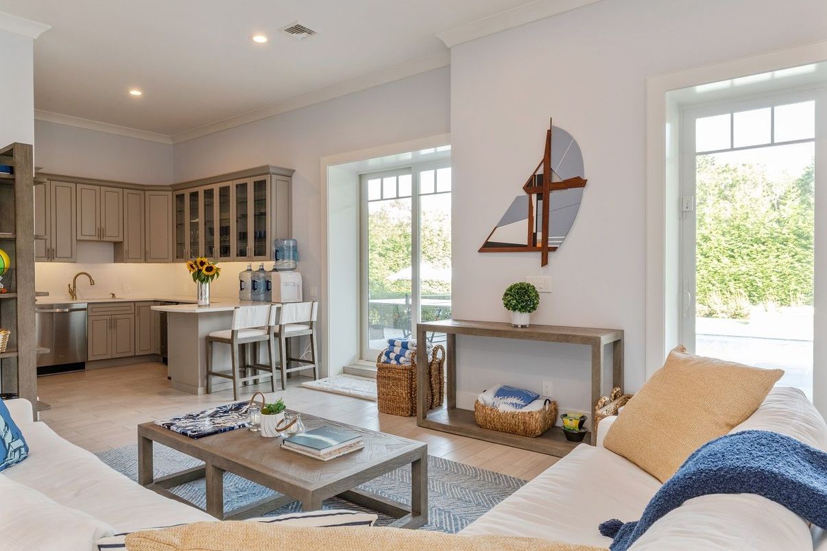 Interior, Kitchen, Living room, Recessed Lighting