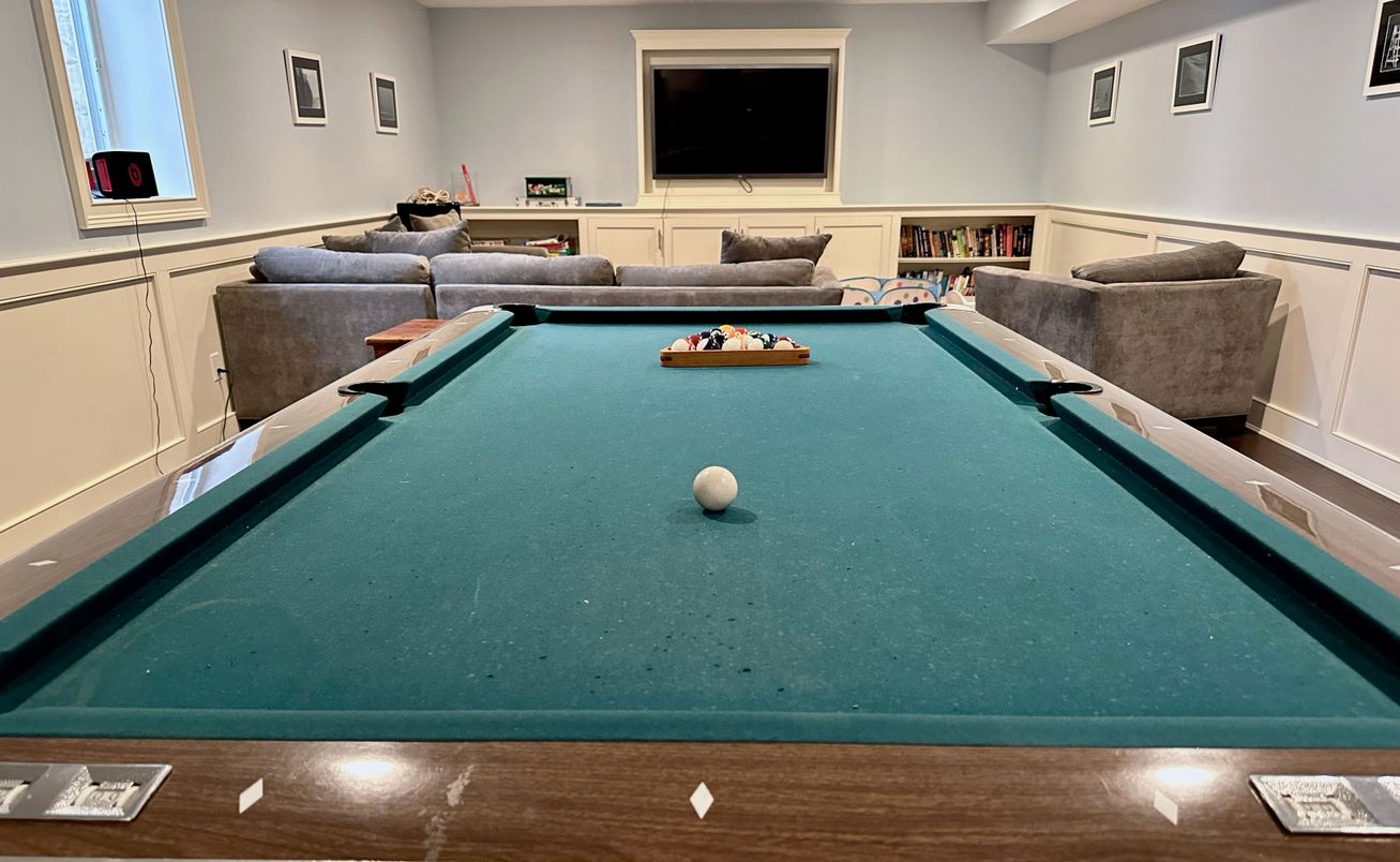 Billiard Table, Game Room, Interior, Living room