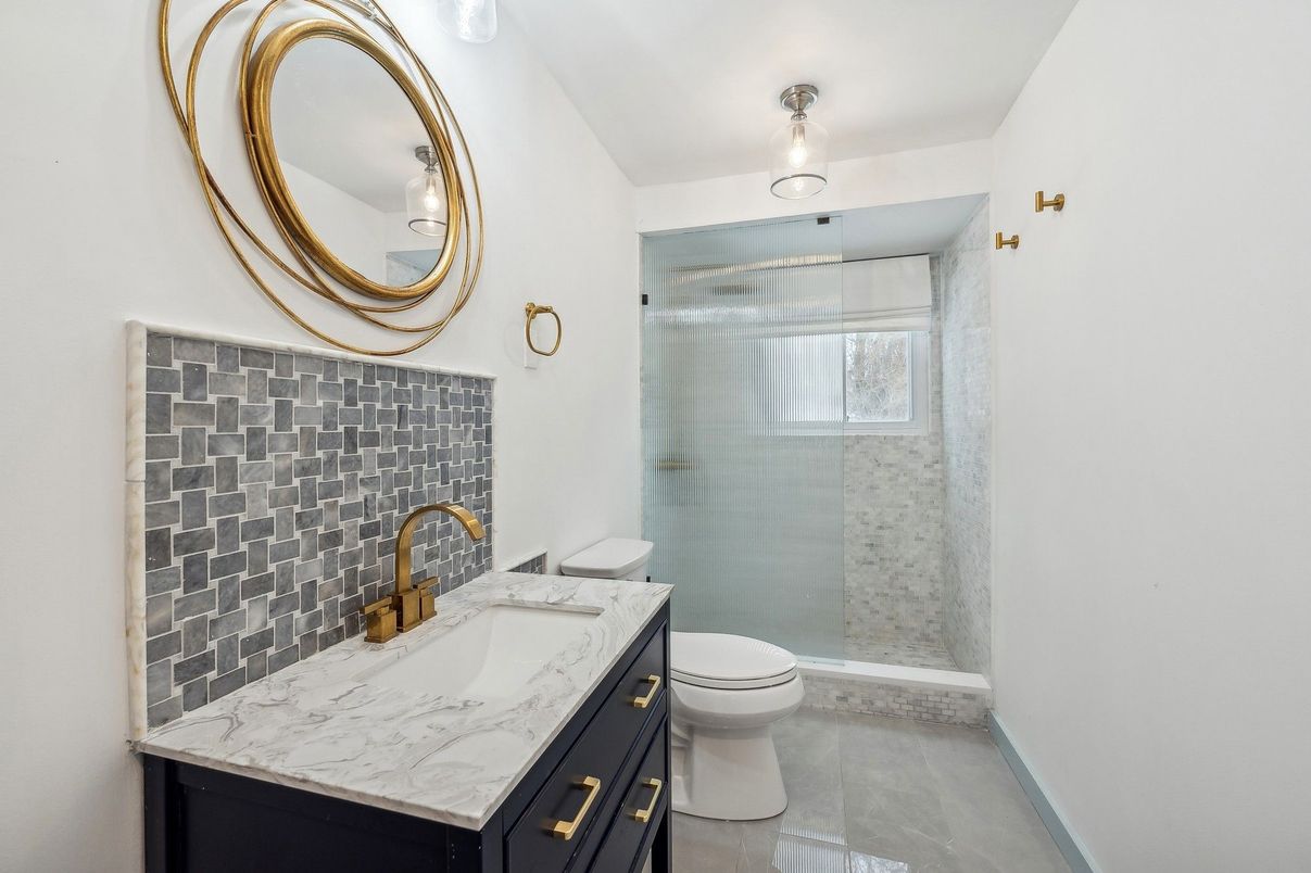 Bathroom, Glass Shower, Interior